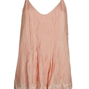 Sanctuary Pink Blossom Reese Embroidered Slip Dres